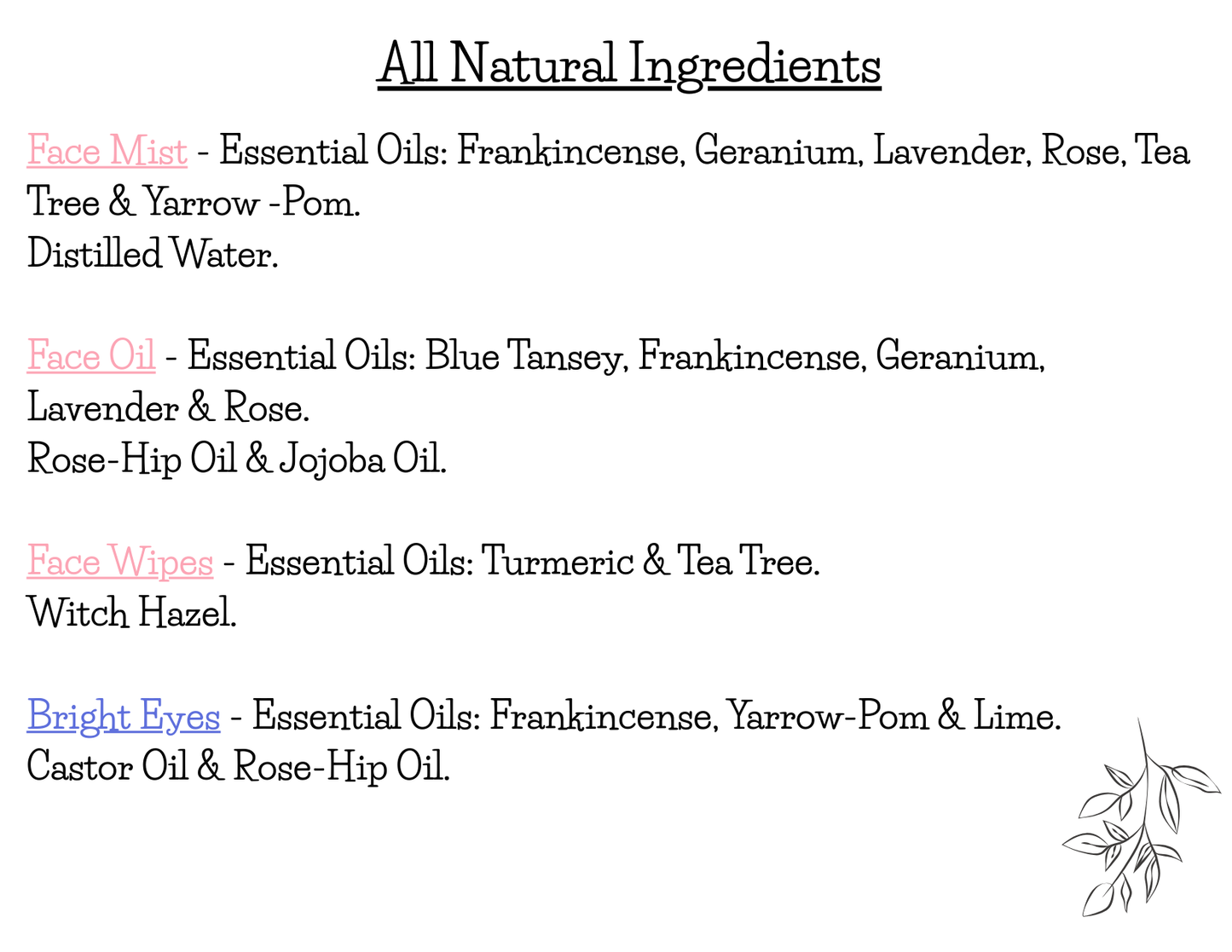 Kit - The Fresh Face Kit - 4 Blends!